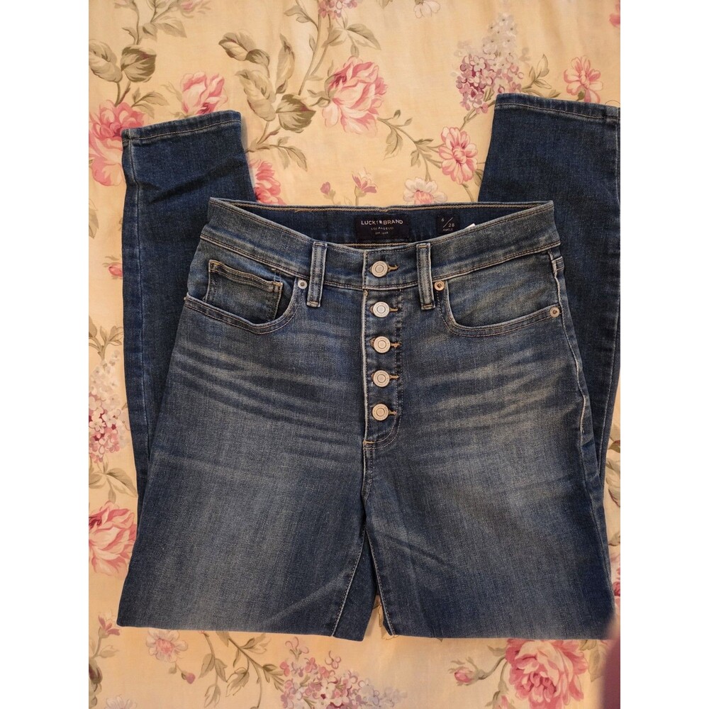 Lucky Brand  High Rise Skinny Bridget Jeans Women’s Size 6 /28 Button Fly